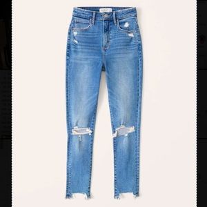 Curve Love High Rise Super Skinny Ankle Jeans
